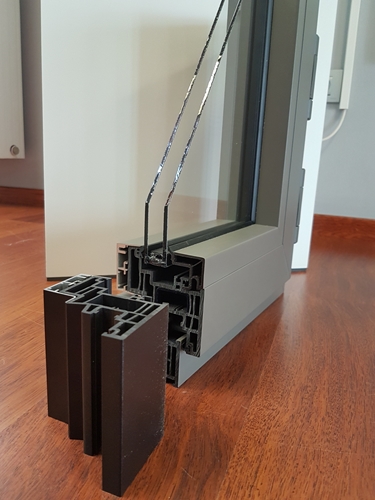 pvc gecombineerd met aluminium